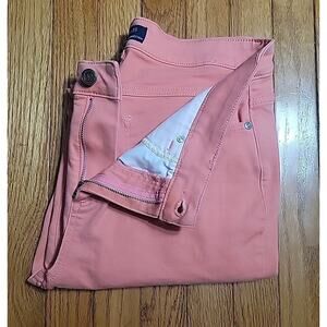 Talbots Simply Flattering Collection Denim Jean Jegging Size 10 Pink